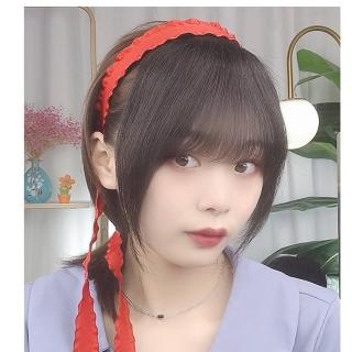 【巴黎精品】現貨+預購 女假瀏海全真髮髮箍透氣假髮片輕量隱形增髮量假髮接髮(前額遮蓋全手織4款p1be26)