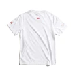 【EDWIN】男裝 紅標仿布紋LOGO短袖T恤(米白色)