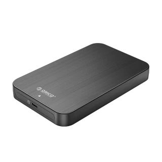 【ORICO】USB3.1 Type-C鋁合金SATA/SSD 2.5吋 硬碟外接盒6Gb(HM25C3-BK-EP)