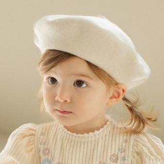 【Happy Prince】Blooming純羊毛嬰兒童貝蕾帽(保暖寶寶帽童帽貝雷帽畫家帽報童帽)