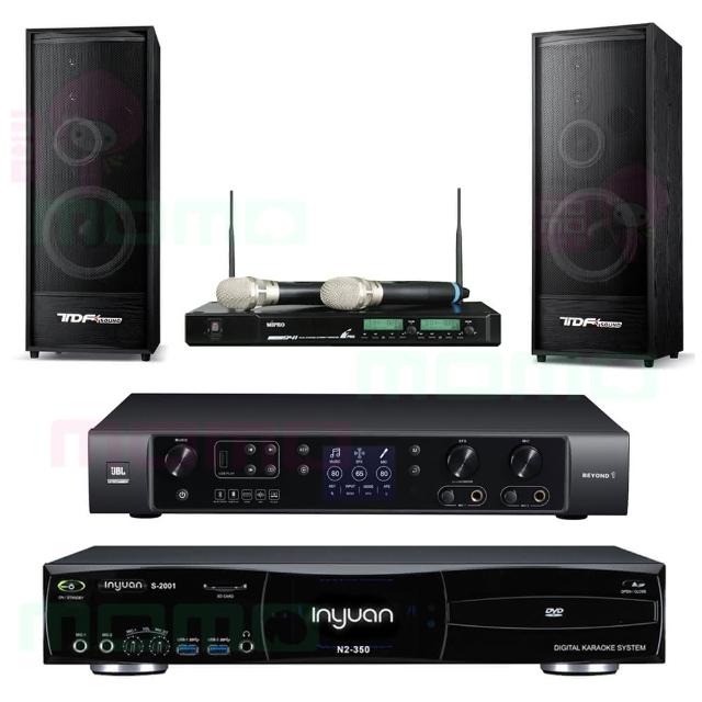 【音圓】N2-350+JBL BEYOND 1+ACT-941+K-124(4TB伴唱機+多功能擴大機+無線麥克風+劇院與歌唱兩用型喇叭)