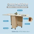 【AOTTO】多功能可移動收納折疊餐桌-120公分(收納桌 摺疊桌)