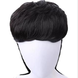 【巴黎精品】現貨+預購 假髮片全真髮透氣輕量免打理隱形(無痕蓬鬆自然男假髮p1be37)
