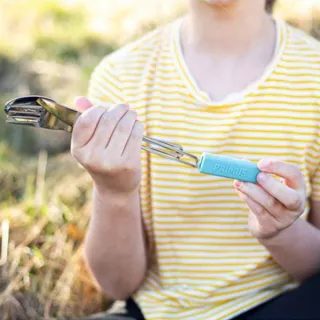 【Primus】Leisure Cutlery 不鏽鋼餐具組 鮭魚橘 水泥灰 葉綠 灰藍 深藍 西瓜紅(P735443)