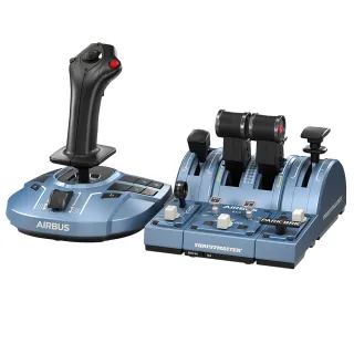 【THRUSTMASTER 圖馬斯特】TCA Captain Pack X 機師組合包(搖桿+油門組 AirBus特仕版)