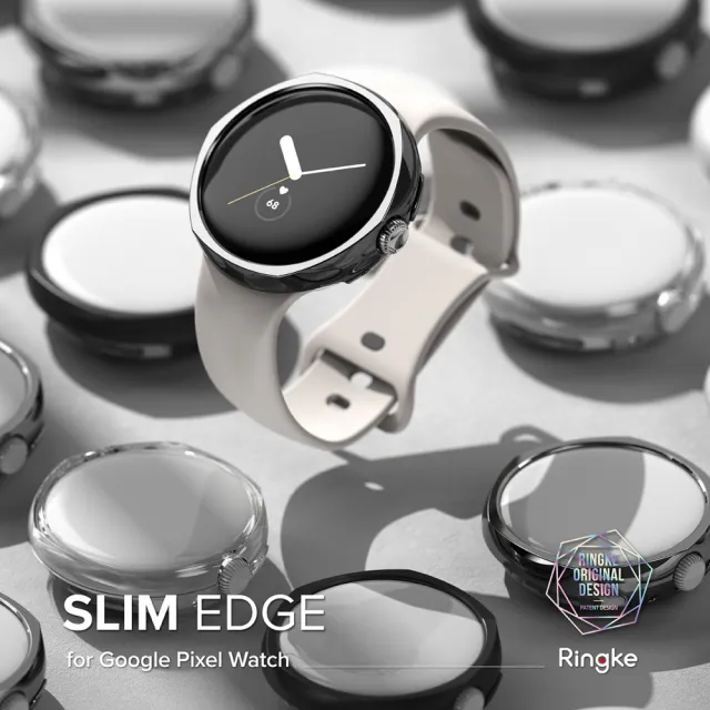 Ringke】Google Pixel Watch 41mm Slim Edge 稜邊輕薄手錶保護殼透明霧
