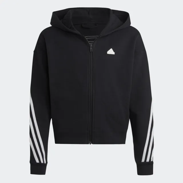 【adidas 官方旗艦】3-STRIPES 連帽外套 童裝 IC0118