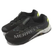 【MERRELL】戶外鞋 MTL Long Sky 2 Shield 男鞋 黑 防水鞋面 反光 運動鞋 黃金大底(ML067365)