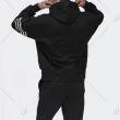 【adidas 愛迪達】上衣 男款 長袖上衣 帽T 運動 三葉草 國際碼 NEW C HOODIE 黑 HM1871