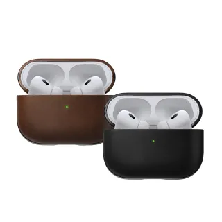 【NOMAD】AirPods Pro 第2代 嚴選Classic皮革保護收納盒(嚴選丹麥Ecco真牛皮製作)