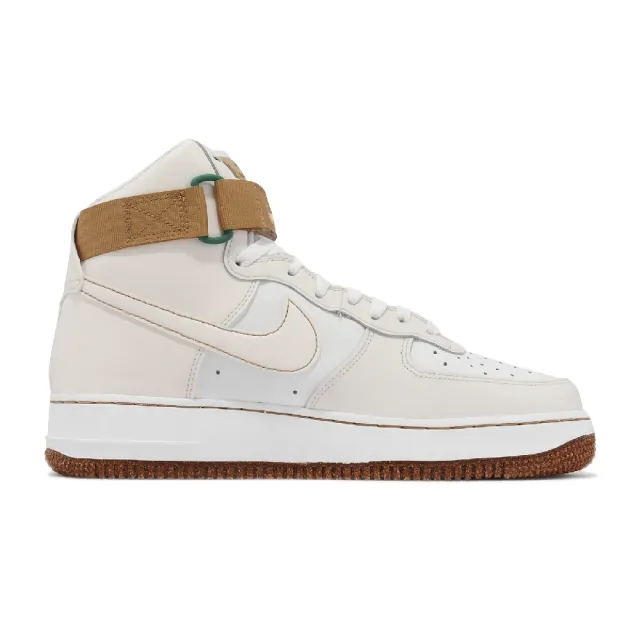 NIKE 耐吉】休閒鞋Air Force 1 High 07 LV8 EMB 男鞋AF1 白卡其高筒