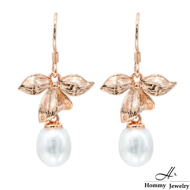 【Hommy Jewelry】Pure Pearl Transform珍奧斯丁垂墜珍珠耳環(珍珠)