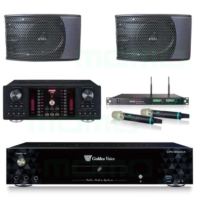 【金嗓】CPX-900 K1A+FNSD A-480N+ACT-8299PRO++KS-9980PRO(4TB點歌機+擴大機+無線麥克風+喇叭)