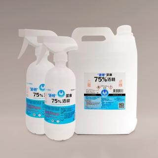 【漁人生醫】派頓 潔康75%酒精（4L×1+500ml×2）(PIC/S GMP藥廠生產製造)