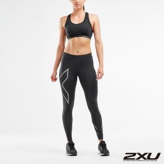 【2XU】女 基礎壓縮長褲(黑/銀)