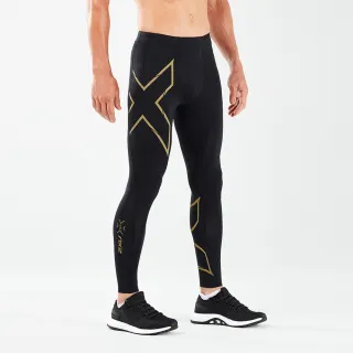 【2XU】男 MCS高階跑步壓縮長褲(黑/金)