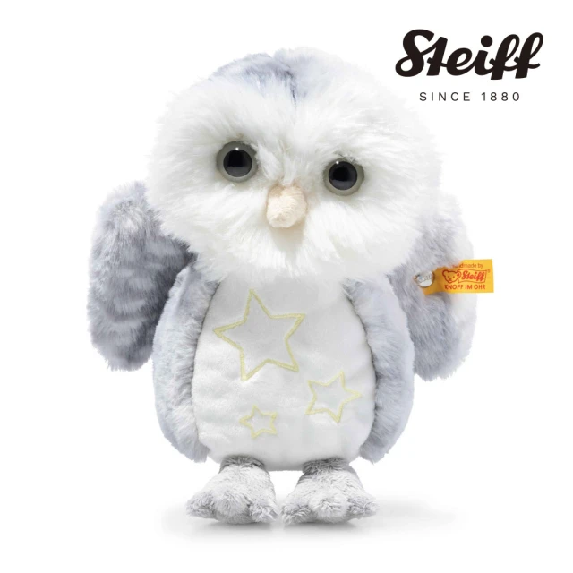 【STEIFF】Light at Night Wittie owl 貓頭鷹(動物王國_黃標)
