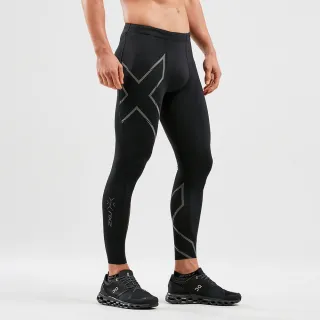 【2XU】男 MCS高階跑步壓縮長褲(黑)