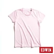 【EDWIN】女裝 涼感圓領短袖T恤(粉色)