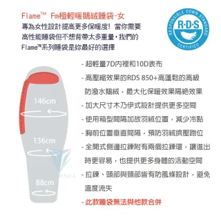 【SEA TO SUMMIT】FM2極輕暖鵝絨睡袋 - 女 FP850+(SEA TO SUMMIT/登山/露營/睡袋/輕量/保暖)