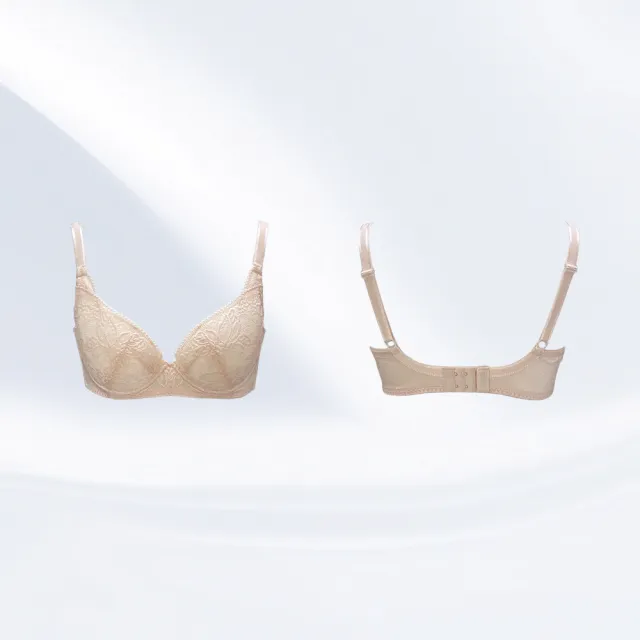 【Swear 思薇爾】花菲系列B-E罩蕾絲包覆女內衣(淡杏色)_出清品