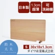 【Daiwa 大和】日本製超薄檜木砧板-M加S(36x20cm ; 30x18cm)