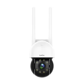 【spotcam】PT1 2.5K旋轉商用戶外球型網路攝影機/監視器(全彩夜視│IP65防水│支援SD卡│免費雲端)