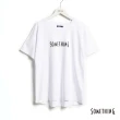 【SOMETHING】女裝 紫標 小花LOGO短袖T恤(白色)