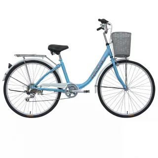 【飛馬】26吋6段變速百合淑女車(粉 紫 藍 綠)