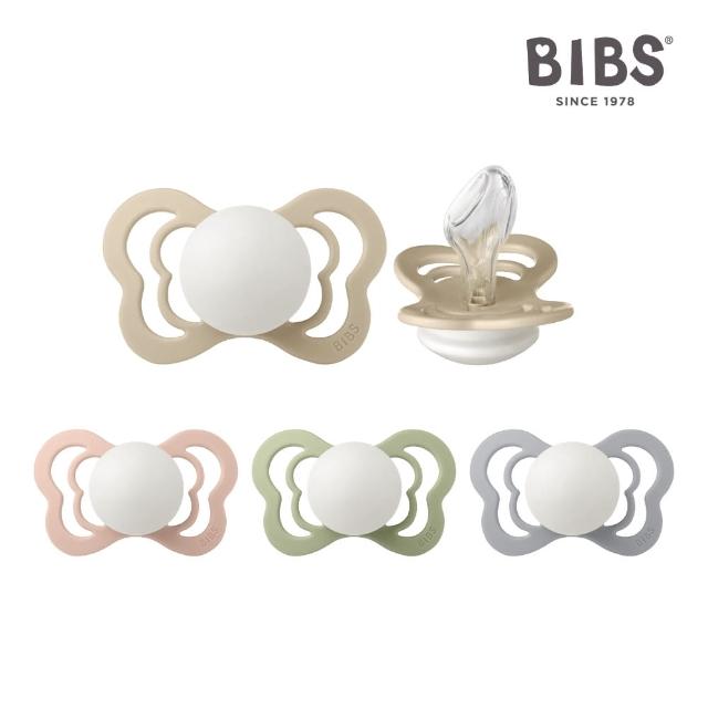 【BIBS】COUTURE 拇指型矽膠安撫奶嘴-夜光款(丹麥奶嘴 總代理公司貨)