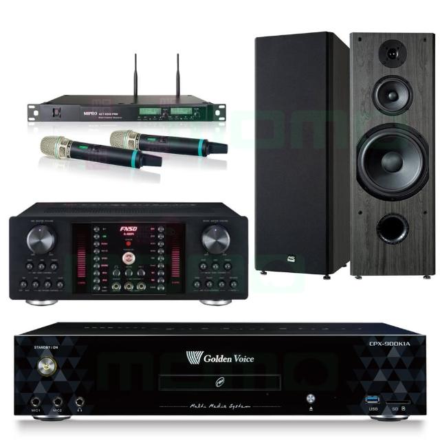 【金嗓】CPX-900 K1A+FNSD A-480N+ACT-8299PRO++OK-901B(4TB點歌機+擴大機+無線麥克風+喇叭)