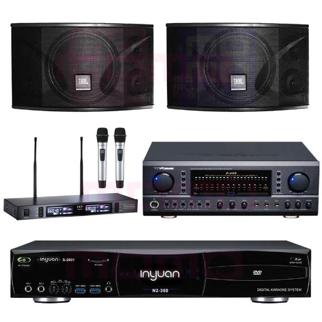 【音圓】N2-350+TDF P-650+TEV TR-9100+JBL Ki110(4TB伴唱機+綜合歌唱擴大機+無線麥克風+卡拉OK喇叭)
