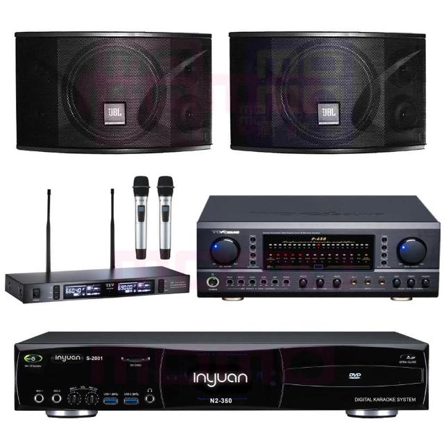 【音圓】N2-350+TDF P-650+TEV TR-9100+JBL Ki110(4TB伴唱機+綜合歌唱擴大機+無線麥克風+卡拉OK喇叭)
