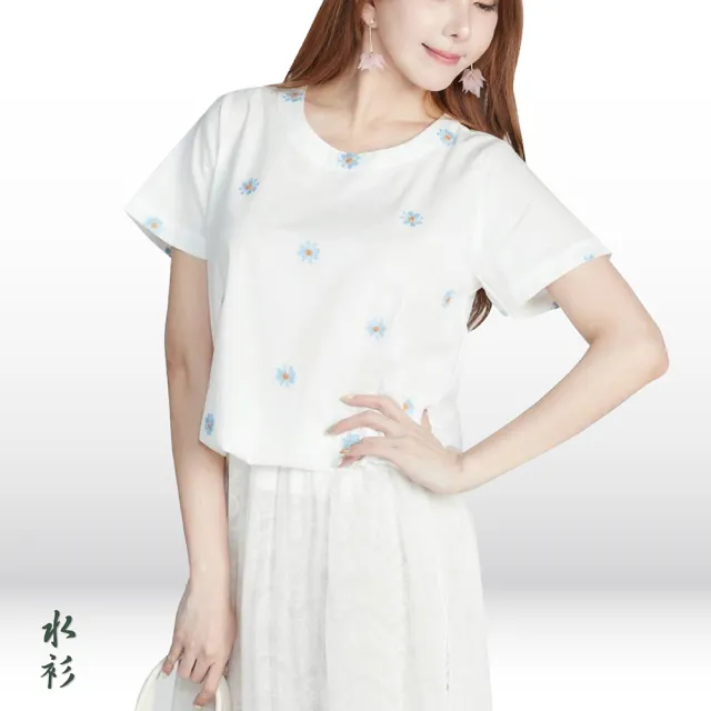 【水衫】繡麗棉質短袖上衣五件組(K03-07)