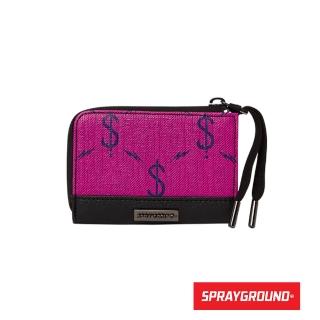 【SPRAYGROUND】SNAPDRAGON 新潮美金系列短夾/零錢包(桃紅色)