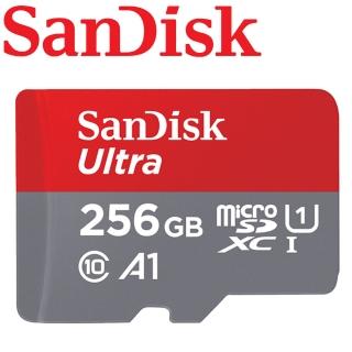 【sandisk 晟碟】256gb 150mb/s ultra microsdxc tf u1 a1 記憶卡(平輸)