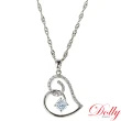 【DOLLY】0.30克拉 18K金輕珠寶完美車工鑽石項鍊(011)