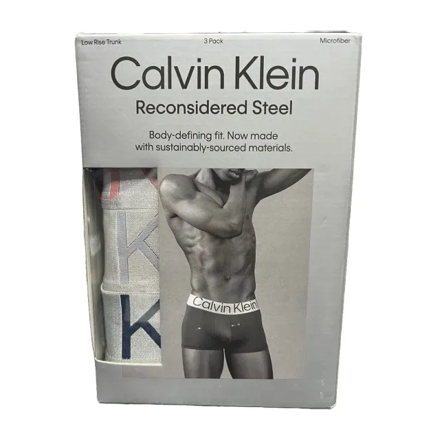 【Calvin Klein 凱文克萊】CK凱文克萊 男士低腰內褲 精緻舒適 短版平口四角內褲 黑色3件組(CK男生四角內褲)
