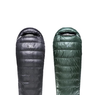 【黑冰 BlackIce】E700 信封式鵝絨睡袋(露營睡袋 鴨絨睡袋 超輕睡袋 防水睡袋 保暖睡袋)