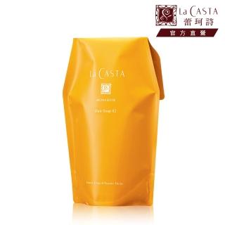 【La CASTA 蕾珂詩】沙龍級精油洗髮精補充包#82平衡控油 600ml(草本薄荷香調)