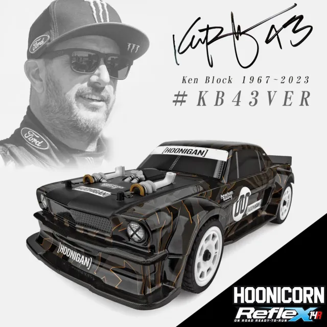 【Team Associated 阿蘇仕】Reflex14R Hoonicorn 四驅遙控競技房車 20178(Ken Block HOONIGAN)