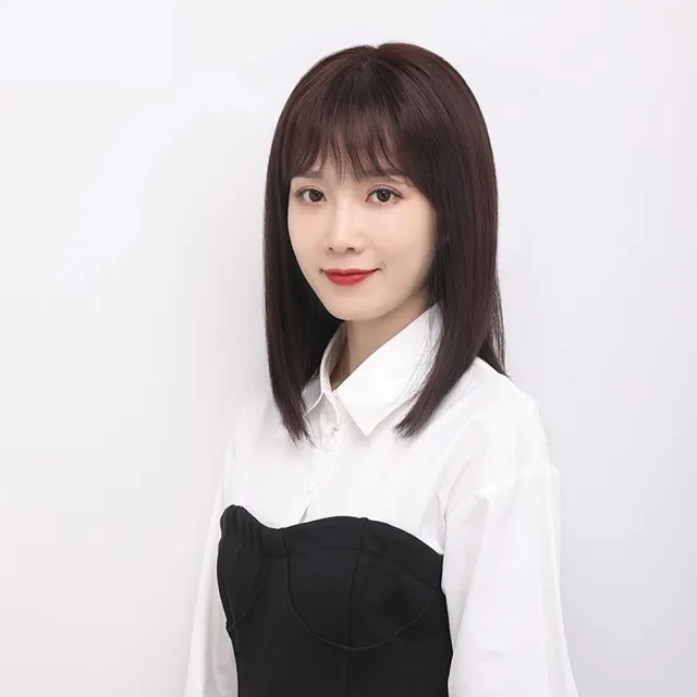 【巴黎精品】現貨+預購 女假髮整頂真髮透氣假髮片輕量假髮免打理隱形增髮整頂假髮(蓬鬆減齡中長髮p1ad30)