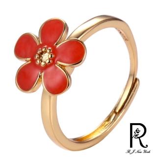 【RJ New York】清新雛菊百搭開口彈性戒指(3色可選)