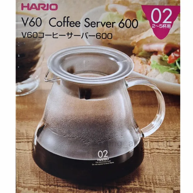 【HARIO】V60雲朵耐熱玻璃咖啡壺600ml(XGT-60TW)