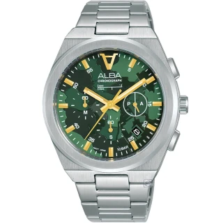 【ALBA】雅柏 迷彩軍風計時腕錶(VD53-X380G/AT3H51X1)