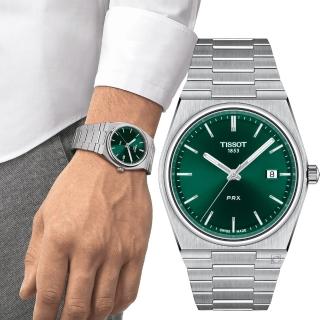 【TISSOT 天梭 官方授權】PRX 40 205 復古風 時尚男錶 手錶(T1374101109100)