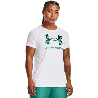 【UNDER ARMOUR】UA 女 TRAINING GRAPHIC 短袖T-Shirt _1356305-106(鋼色)