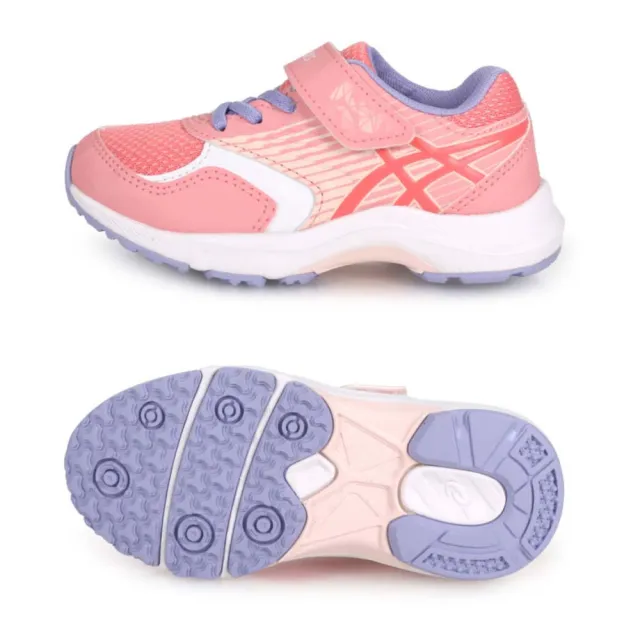 【asics 亞瑟士】16-22CM_LAZERBEAM KB-MG-女中童運動鞋-亞瑟士 粉橘紫(1154A140-701)