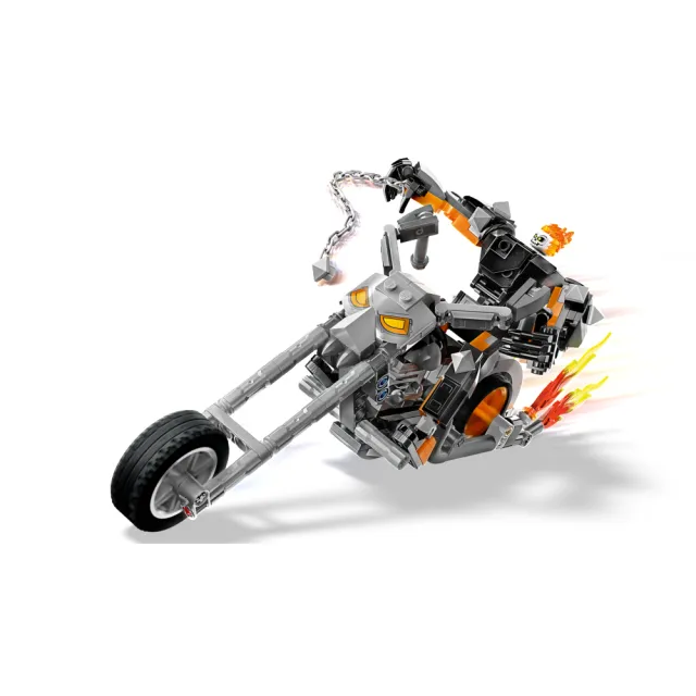 【LEGO 樂高】Marvel超級英雄系列 76245 Ghost Rider Mech & Bike(漫威 惡靈戰警 模型 禮物)