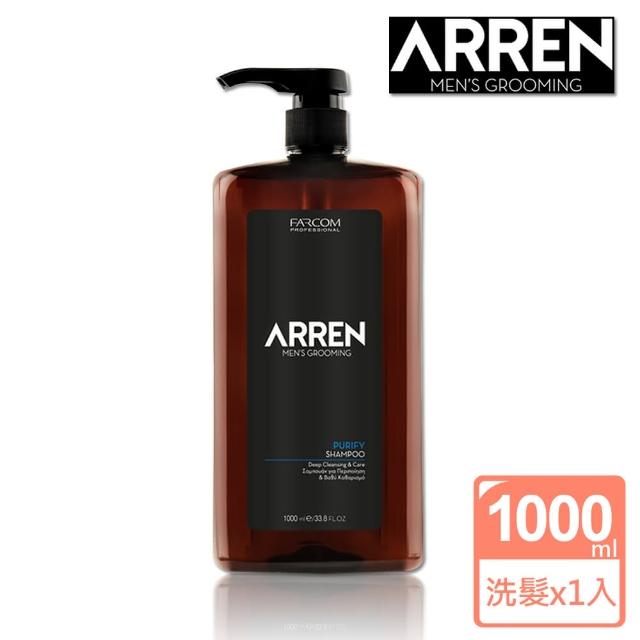 【ARREN】茶樹清爽控油洗髮精1000ml(油性扁塌髮質適用)